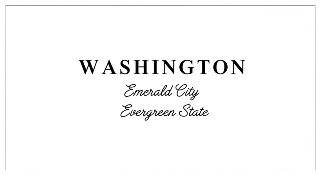 Classic Washington Nicknames