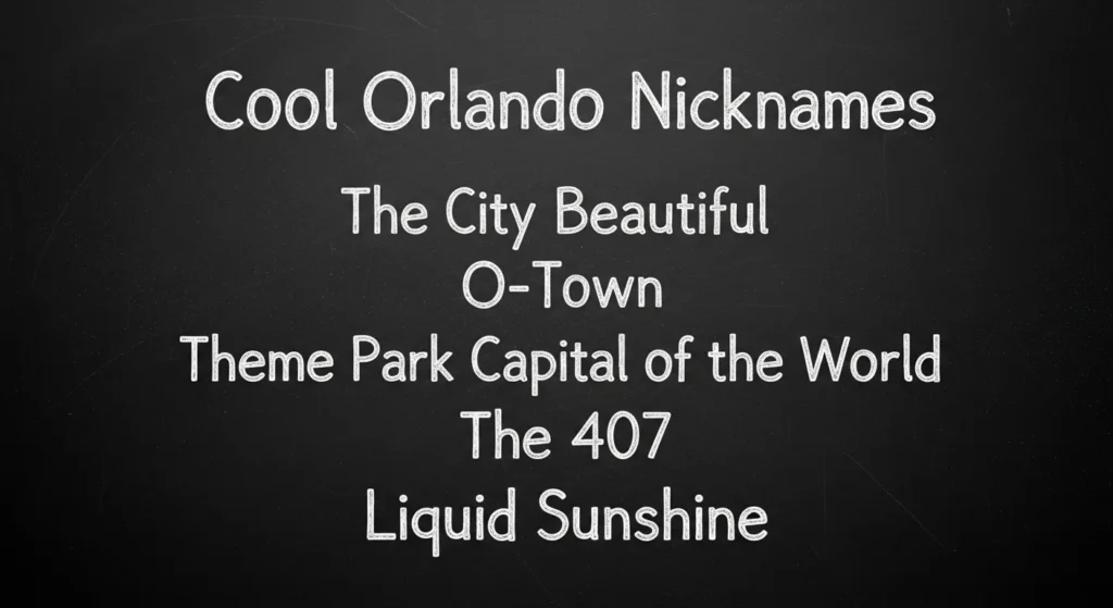 Cool Orlando Nicknames
