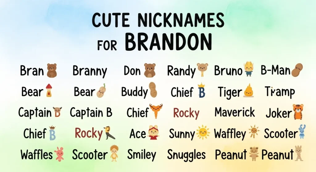 Cute Nicknames for Brandon