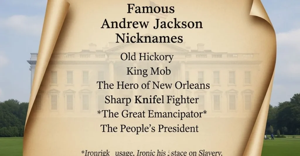 Famous Andrew Jackson Nicknames