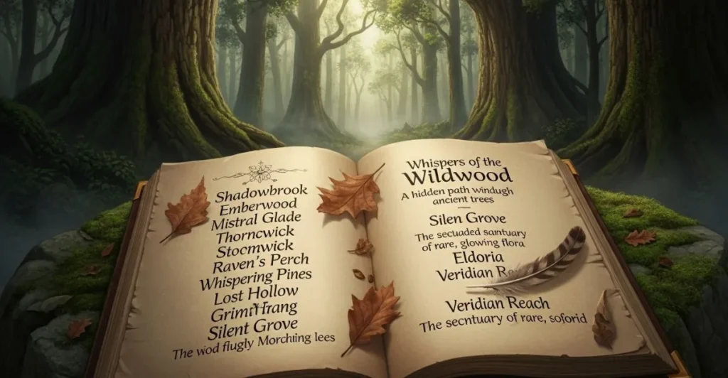 Forest & Nature Mystery Names