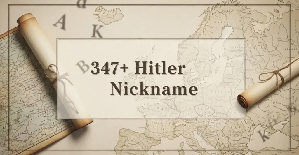 Historical Titles and Official Nicknames of Hitler