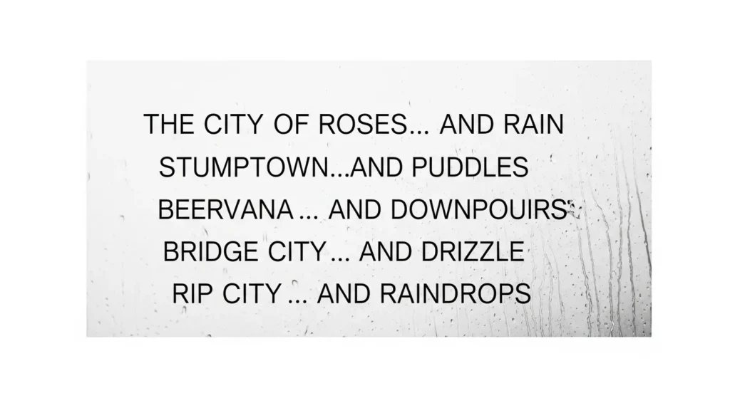 Rainy & Weather Portland Nicknames