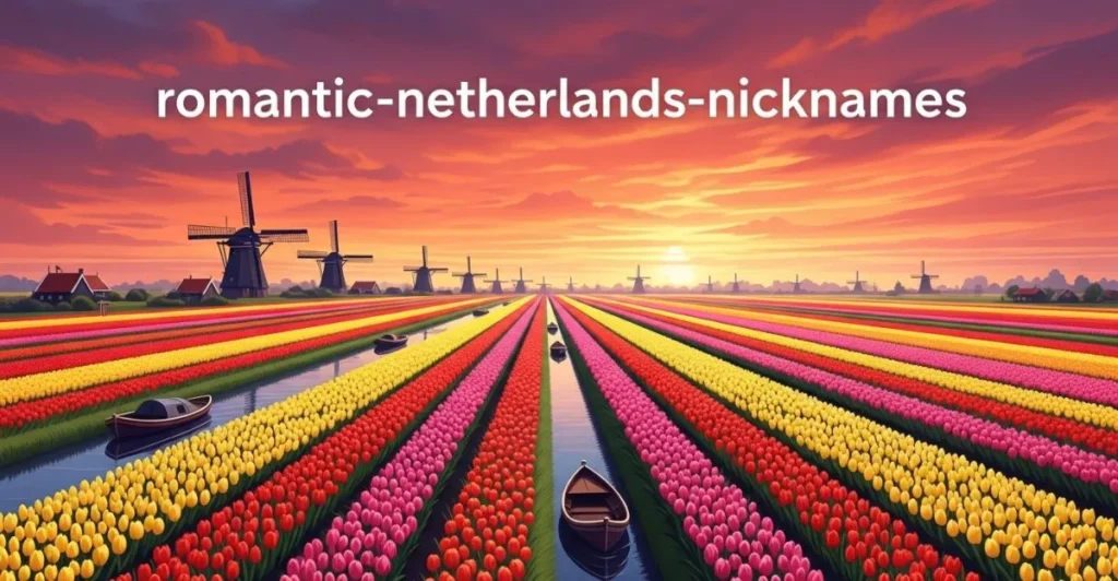 Romantic Netherlands Nicknames