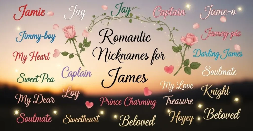 Romantic Nicknames for James
