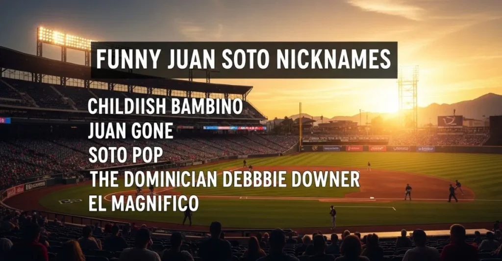 Funny Juan Soto Nicknames