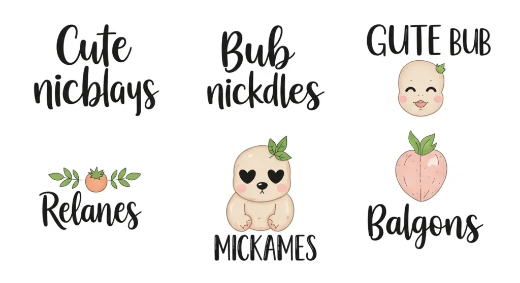 Cute Bub Nicknames