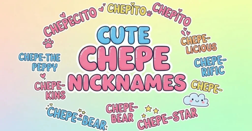 Cute Chepe Nicknames