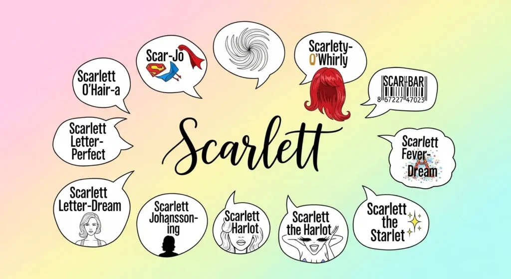 Funny Nicknames for Scarlett