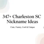 Charleston SC Nickname