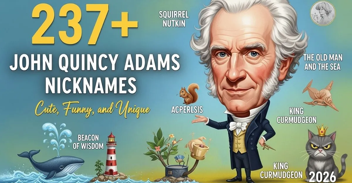 John Quincy Adams Nicknames