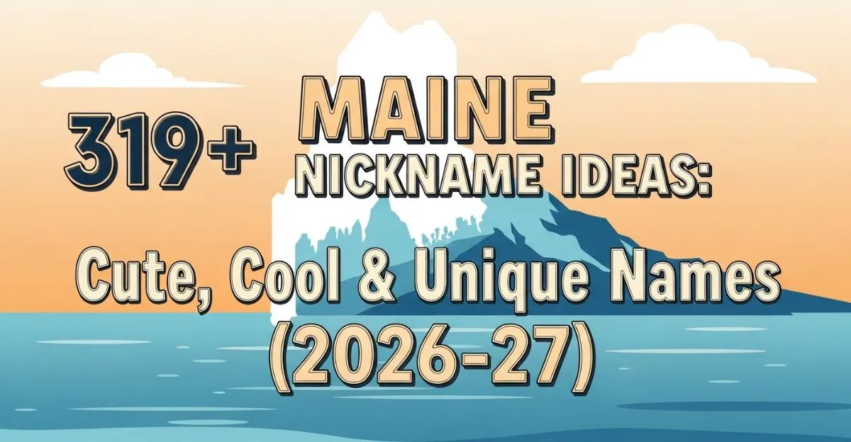 Maine Nickname