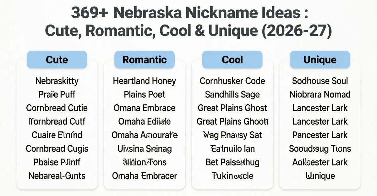 Nebraska Nickname
