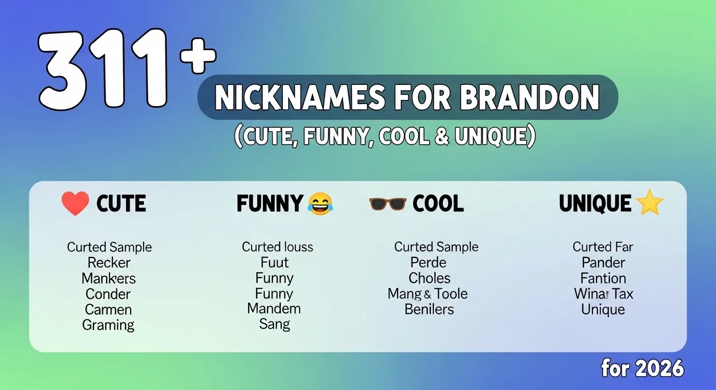 Nickname for Brandon