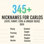 Nickname for Carlos
