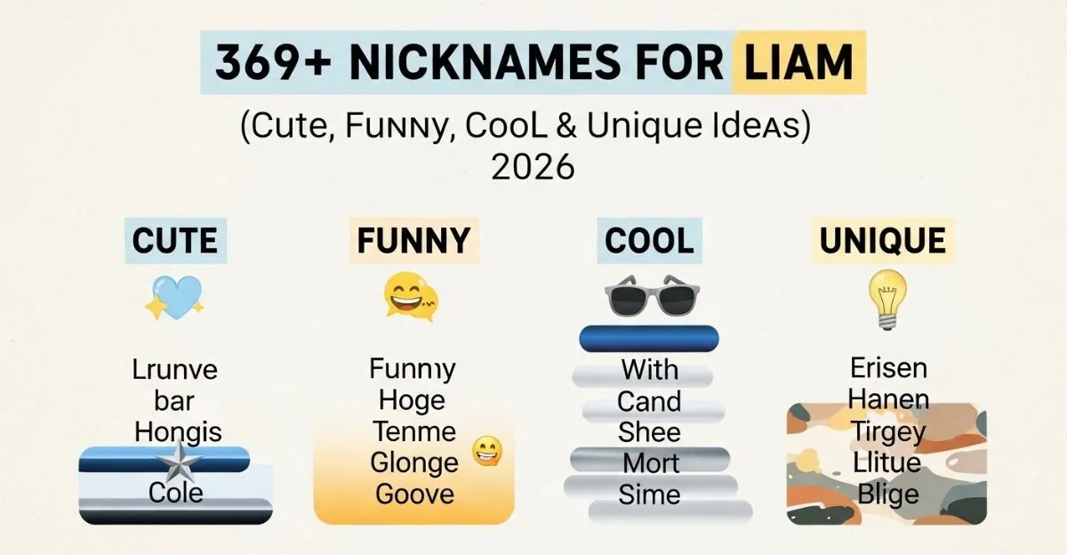 Nicknames for Liam
