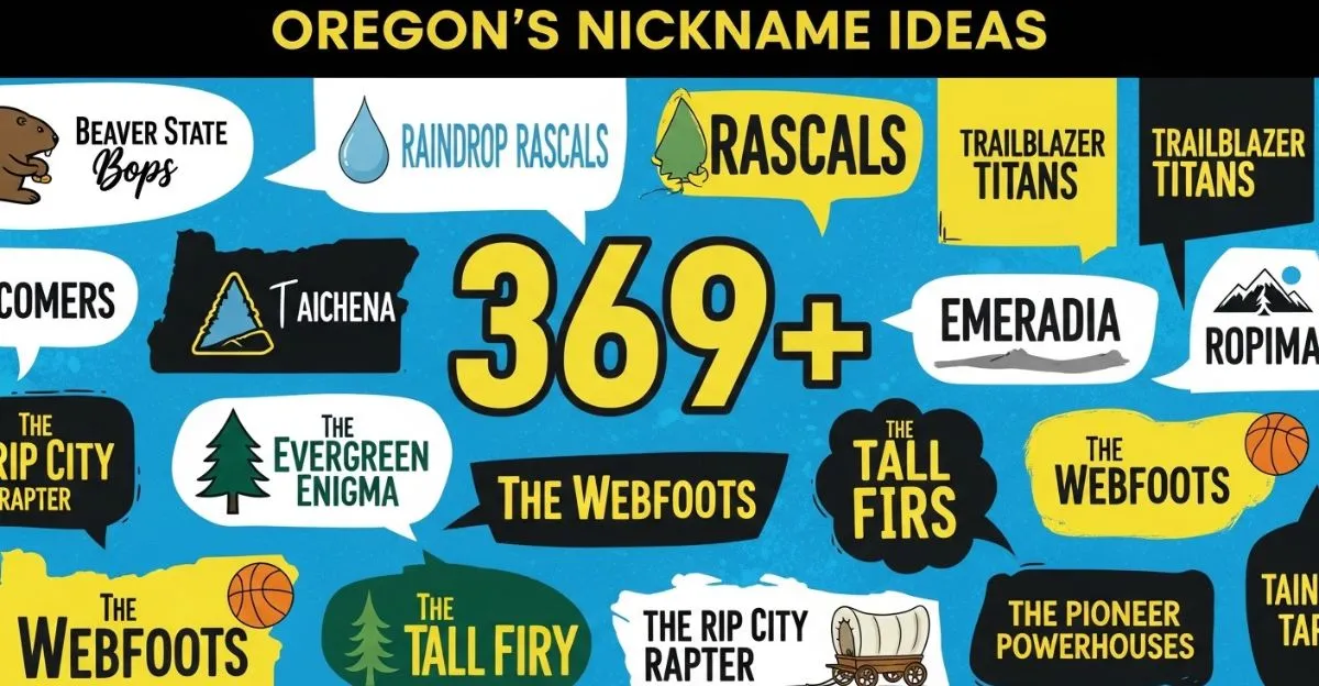 Oregon’s Nickname Ideas