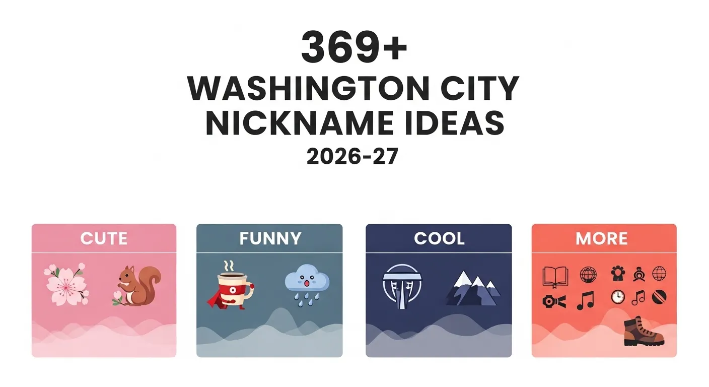Washington City Nickname