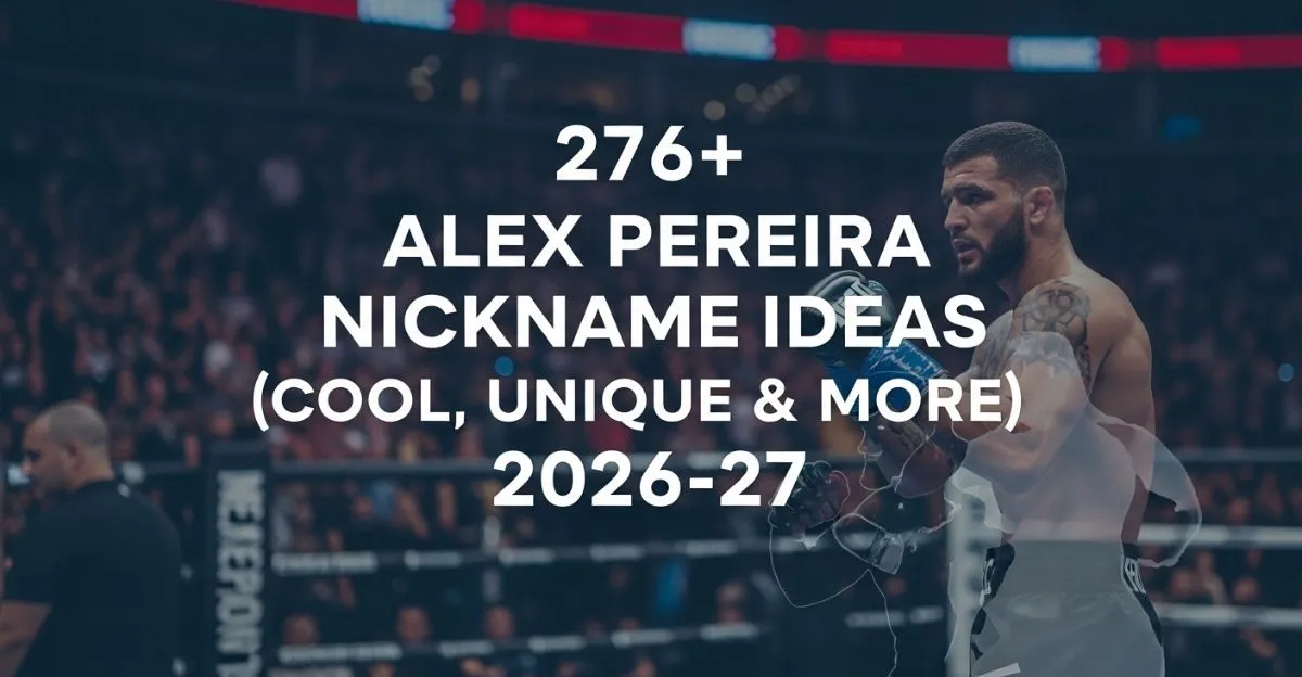 Alex Pereira Nickname
