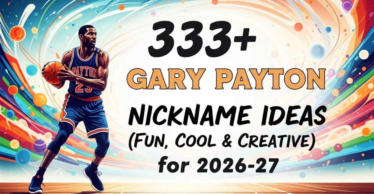 Gary Payton Nickname