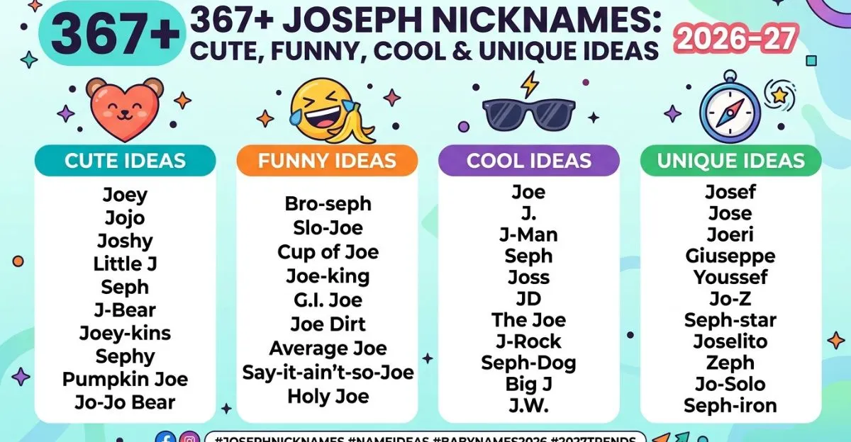 Joseph Nickname