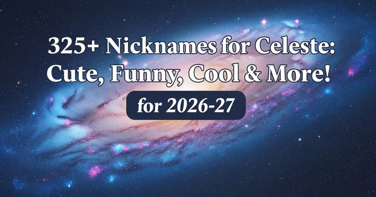 Nickname for Celeste