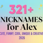 Nickname for Alex
