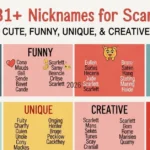 Nickname for Scarlett